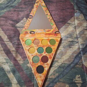 🍕 Glamlite Pizza “Veggie Lovers” Slice Palette – Discontinued – Light Swatched